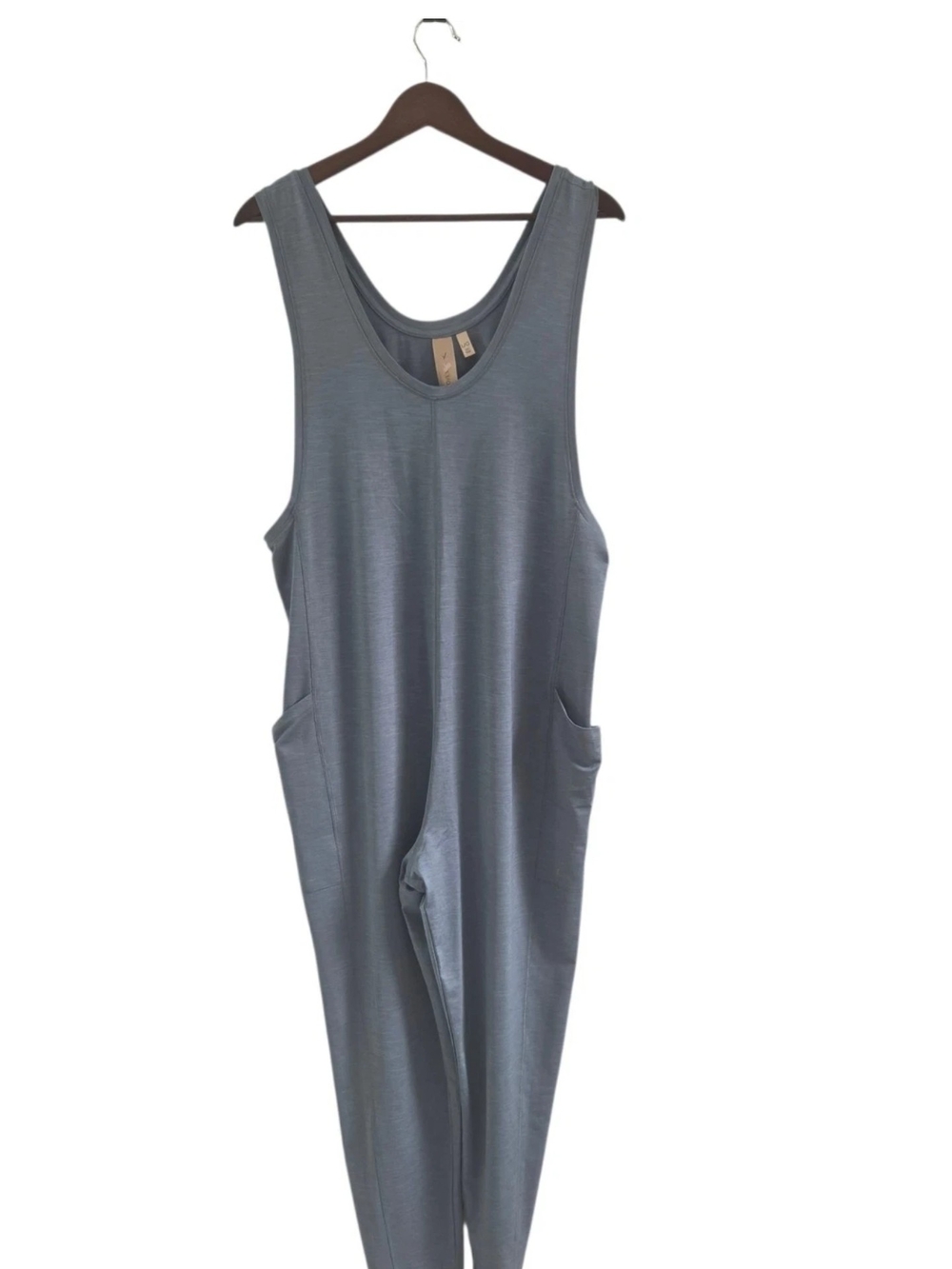 Indyeva Jumper Zuha Romper Blue Sleeveless Pockets Comfort Women Size L